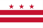 District of Columbia Flag 3'x5' Nylon